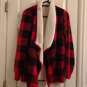 Abercrombie & Fitch Sherpa Lined cardigan